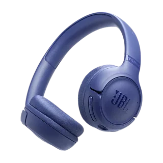 Наушники JBL T530BT, Bluetooth 6.0, USB Type-C, накладные, синий, крепление оголовье