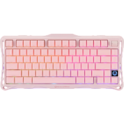 Клавиатура Gravastar Mercury K1 P PNK, беспроводное подключение, белый