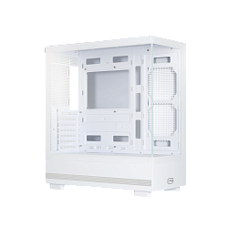 Корпус PCCooler C3 Q500 WH, Midi-Tower, белый, ATX/mATX/mITX, USB 3.0, USB 2.0, USB‑C