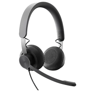 Гарнитура Logitech Headset Zone Wired Teams Graphite (Logitech 981-000870)