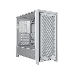 Корпус Corsair Frame 4000D, Midi-Tower, белый, 2×USB-A 3.2, USB-C 3.2, поддержка E-ATX/ATX/mATX/mITX
