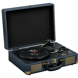 Виниловый проигрыватель Ritmix LP-160B, тёмно-синий