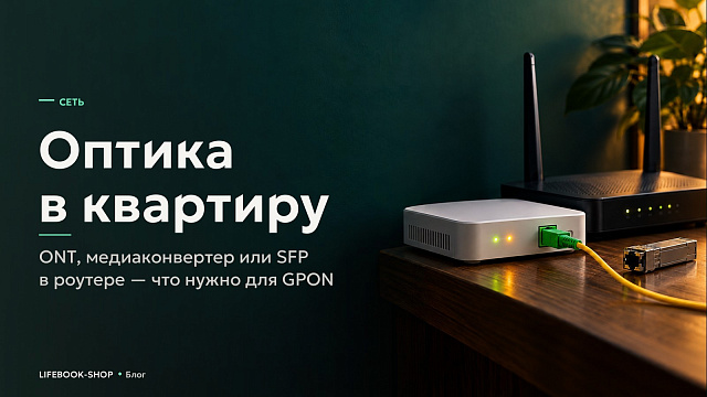 Оптика в квартиру: ONT, медиаконвертер или SFP в роутере — что нужно для GPON
