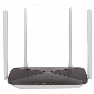 Wi-Fi роутер Mercusys AC1200 dual Band Wi-Fi router, Wi-Fi 5, 4 порта LAN