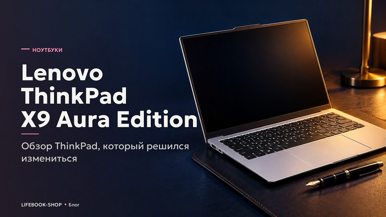 Lenovo ThinkPad X9 Aura Edition: обзор ThinkPad, который решился измениться