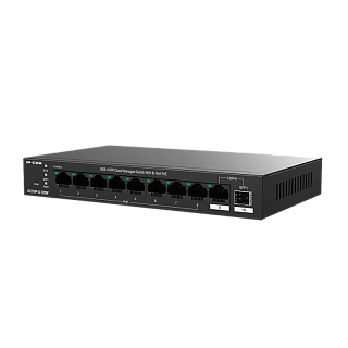 Коммутатор Tenda IP-COM G2210P-8-120W управляемый, 8 портов PoE 1 Гбит/с, 1 SFP, 110 Вт