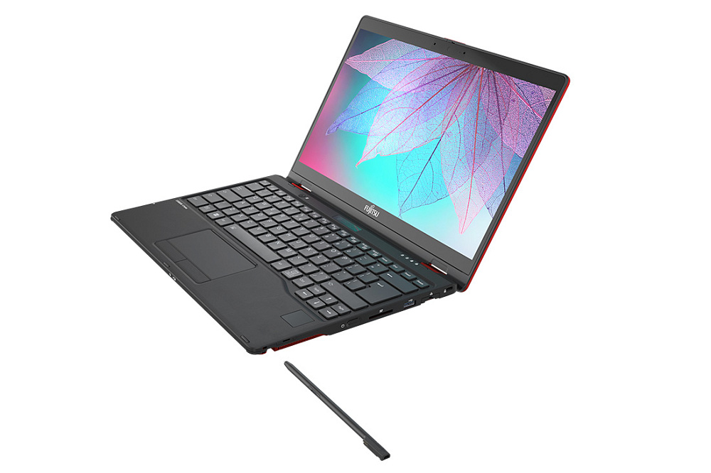 Ноутбук-трансформер Fujitsu LIFEBOOK U9312X 4G-LTE RED, Intel Core i7-1265U, 13.3" Full HD IPS, Touch & Wacom Active ES pen, 32GB LPDDR4X-4266,  SSD 1TB PCIe GEN4, Intel Iris Xe Graphics, WINDOWS 11 PRO, КЛАВИАТУРА RU/US, гарантия 1 год, сделано в Японии, фото 9