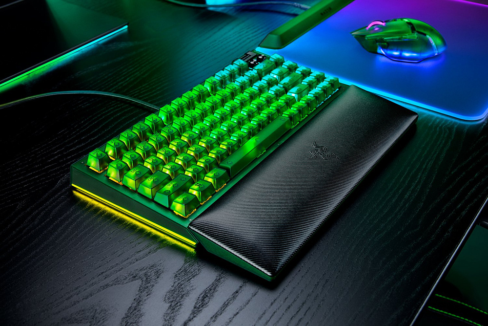 Клавиатура Razer BlackWidow V4 75% - Phantom Green - US Layout, проводное подключение, USB-A, фото 3
