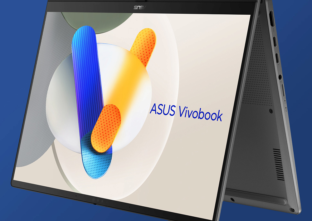 Ноутбук-трансформер ASUS Vivobook 14 Flip Matte Gray TP3407SA-QL055W 90NB14Y1-M00690, 14" WUXGA + стилус ASUS Pen, Intel Core Ultra 7 256V, Intel Arc 140V, 16GB LPDDR5X, SSD 4TB PCIe GEN4, WINDOWS 11 HOME, КЛАВИАТУРА RU/US, гарантия 1 год, фото 12