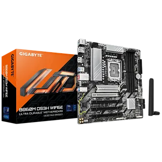 Материнская плата Gigabyte B860M DS3H WIFI6E, LGA1851, Intel B860, mATX, DDR5