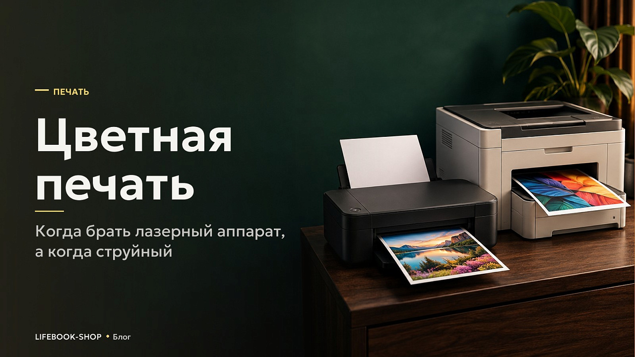 Цветная печать: когда брать лазерный аппарат, а когда струйный