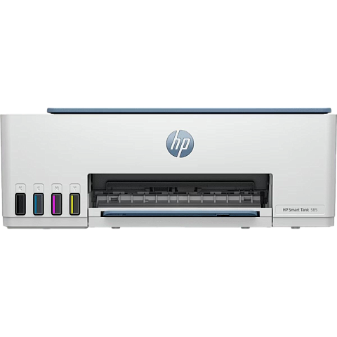 МФУ струйное HP SMART TANK 585, A4, цветная печать, 12 стр./мин, сканирование 600x600 dpi, USB, Wi-Fi