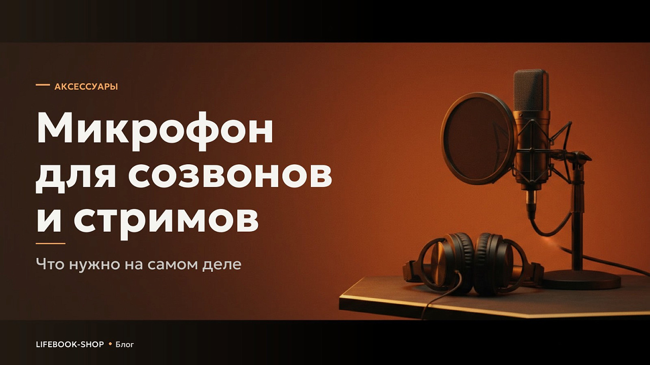 Микрофон для созвонов и стримов: что нужно на самом деле