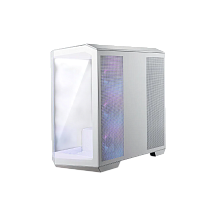 Корпус для ПК MSI MAG PANO M100R PZ, Mini Tower, белый, под mATX, mITX, подсветка ARGB