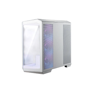 Корпус ПК без блока Case MSI MAG PANO M100R PZ WHITE, Mini-Tower, TG, 4x120mm ARGB, 1xUSB-A 3.2 + 1xUSB-C, mATX, mITX White