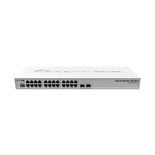 Коммутатор MikroTik CRS326-24G-2S+RM управляемый, 24 порта 1 Гбит/с, 2 SFP+