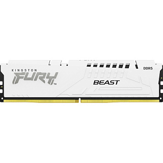 Оперативная память Kingston 64GB 6000MT/s DDR5 CL36 DIMM (Kit of 2) FURY Beast White EXPO (Kingston KF560C36BWEK2-64)