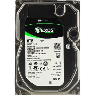 Жёсткий диск HDD Seagate SATA 8Tb Exos 7E10 7200 6Gb/s 256Mb (Seagate ST8000NM017B)