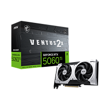 Видеокарта MSI GeForce RTX 5060 Ti 8G VENTUS 2X PLUS, NVIDIA GeForce RTX 5060 Ti, GDDR7