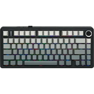 Клавиатура AULA F75 Gradient Reaper, проводное и беспроводное подключение, серый, подсветка