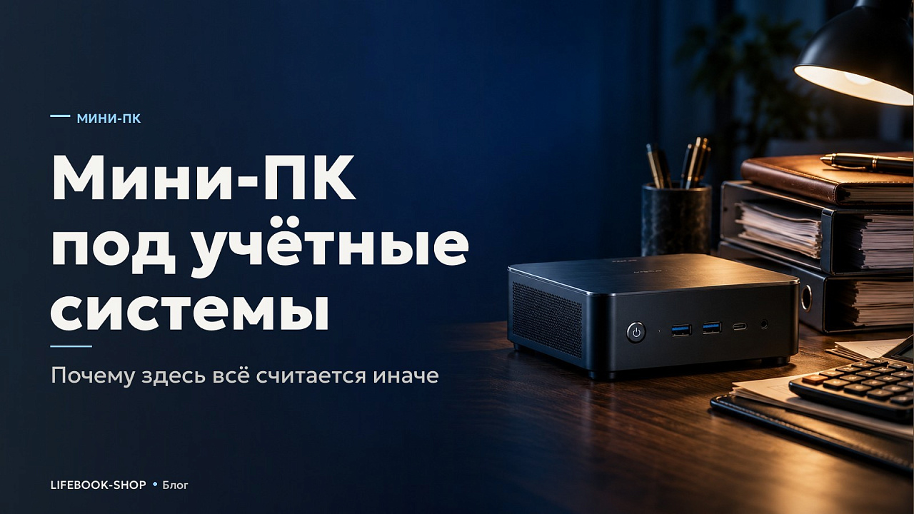 Мини-ПК под учётные системы: почему здесь всё считается иначе