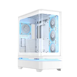 Корпус для ПК ASUS PRIME AP304 TG ARGB, белый, подсветка ARGB