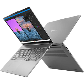 Ноутбук Lenovo IdeaPad Slim 5 16AHP10 16"(2880x1800 OLED)/AMD Ryzen 7 8845HS(3.8Ghz)/16384Mb/512PCISSDGb/noDVD/Int:AMD Radeon 780M/Cam/BT/WiFi/80WHr/war 1y/1.76kg/luna grey/noOS + 100W, RU kbd