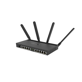 Маршрутизатор MikroTik RB4011 с Wi-Fi 5, 10 портов 1 Гбит/с, SFP+ 10 Гбит/с