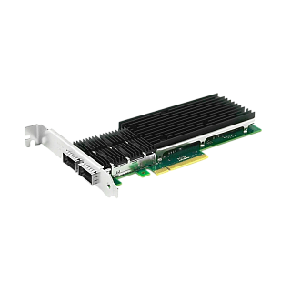 Сетевая карта LR-Link LREC9902BF-2QSFP+, 2 порта QSFP+ 40 Гбит/с, PCIe 3.0 x8, Intel XL710