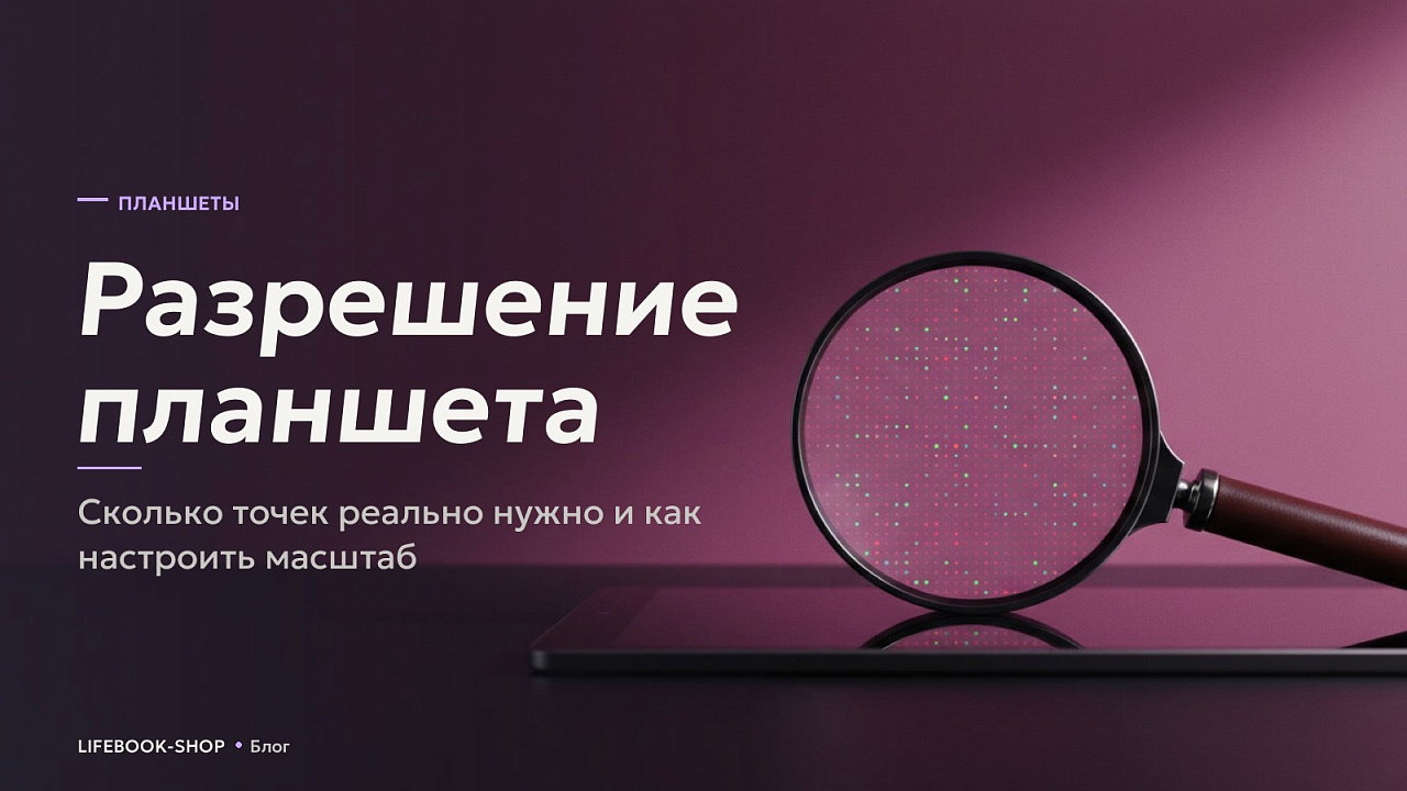 Разрешение планшета: сколько точек реально нужно и как настроить масштаб