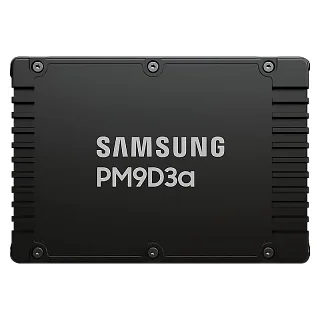 Твердотельный накопитель Samsung SSD PM9D3a, 7680GB, U.2(2.5" 15mm), NVMe, PCIe 5.0x4, 3D TLC, R/W 12000/6000MB/s, IOPs 2 000 000 (Samsung Electronics MZWL67T6HBLC-00AW7)