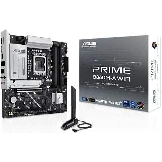 Материнская плата ASUS PRIME B860M-A WIFI, LGA1851, Intel B860, mATX, DDR5