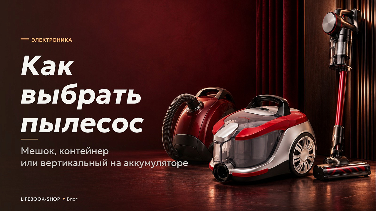 Как выбрать пылесос: мешок, контейнер или вертикальный на аккумуляторе