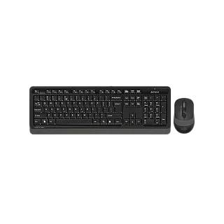 Комплект клавиатура и мышь A4Tech + Fstyler FG1010, радиоканал, серый