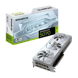 Видеокарта Gigabyte GV-N5070EAGLEOC ICE-12GD, NVIDIA GeForce RTX 5070, 12 ГБ видеопамяти