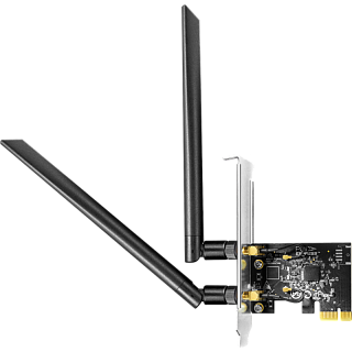 Wi-Fi адаптер Cudy WE1300 PCI Express, Wi-Fi 5, 2,4 и 5 ГГц, внешние антенны