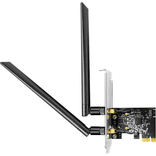 Wi-Fi адаптер Cudy WE1300 PCI Express, Wi-Fi 5, 2,4 и 5 ГГц, внешние антенны