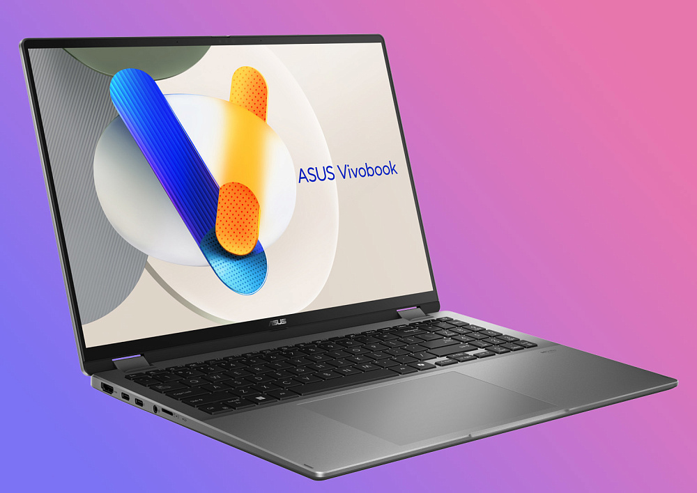 Ноутбук-трансформер ASUS Vivobook 16 Flip Matte Gray TP3607SA-RJ068W 90NB1511-M003V0, 16" 3K OLED 120Hz + стилус ASUS Pen, Intel Core Ultra 7 256V, Intel Arc 140V, 16GB LPDDR5X, SSD 4TB PCIe GEN4, WINDOWS 11 HOME, КЛАВИАТУРА RU/US, гарантия 1 год, фото 13