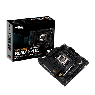 Материнская плата ASUS TUF B650M-PLUS, AM5, AMD B650, mATX, DDR5